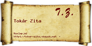 Tokár Zita névjegykártya