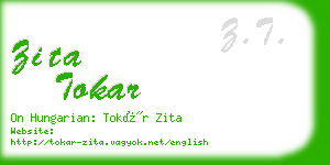 zita tokar business card